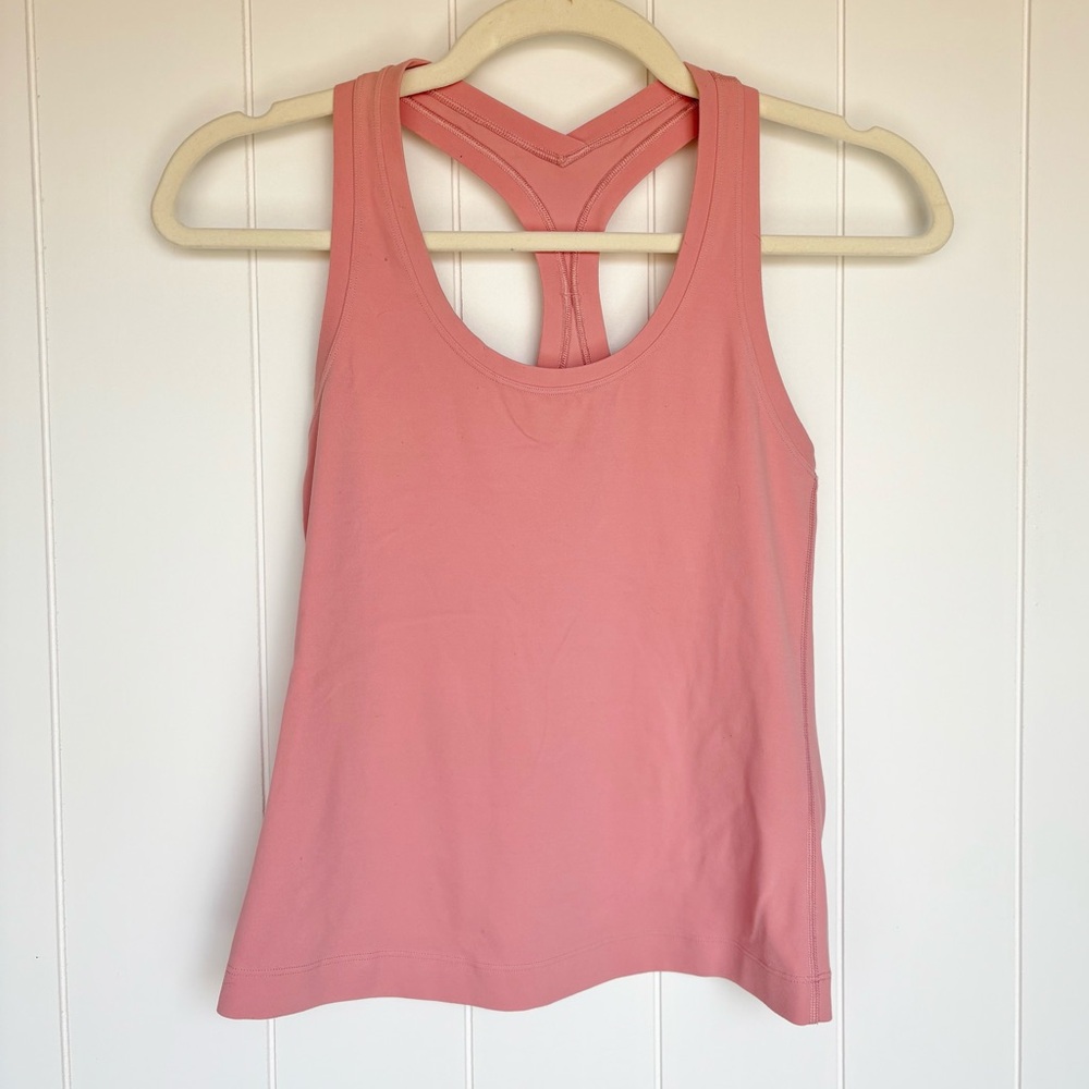 Lululemon Racerback Short Tank Top Women's Size 2 Pink